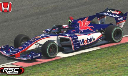 Mobil 1 - Retro Blue - Super Formula SF23 Honda